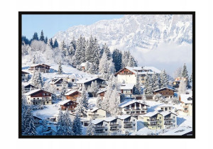 Obraz Plakat W Ramie 53x73 Cm Alpy P1014
