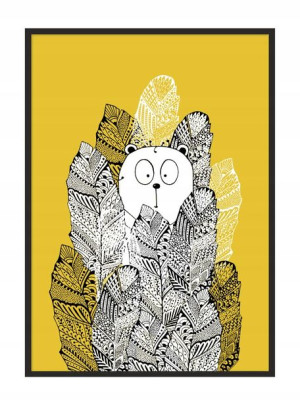 Obraz Plakat W Ramie A4 Cm Miś Pd283
