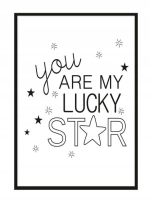 Obraz Plakat W Ramie 33x43 Cm Star Pd014