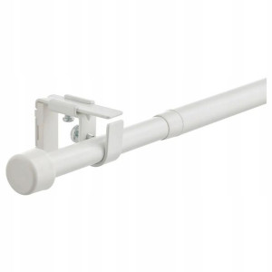 Komplet Karniszy Bekrafta Biały 120-210 Cm 19 Mm