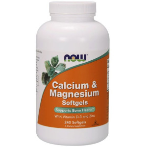 NOW Calcium&Magnesium Softgels 240caps