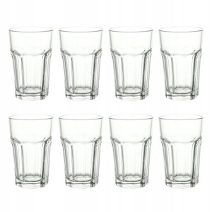 Szklanka Zestaw Pokal 8 Sztuk Szkło 350 Ml