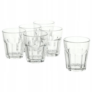 Szklanka Zestaw Szklanek 6 Sztuk Szkło 270 Ml