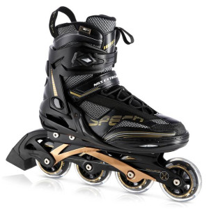 Młodzieżowe Rolki Rekreacyjne Kauczukowe ABEC-9 Fitness Freestyle r.42