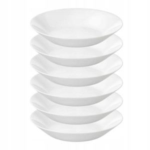 Zestaw Talerzy Głębokich 6 Szt. Oftast 20 Cm Białe