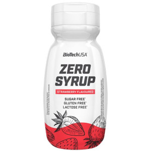 Biotech USA Zero Syrup 320ml SYROP BEZ KALORII Strawberry