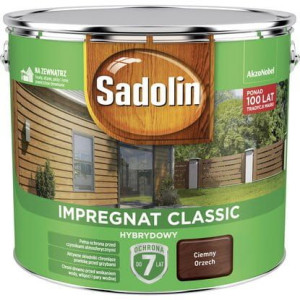Sadolin Impregnat Classic Hybrydowy Ciemny Orzech 9L