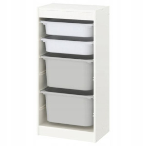 Ikea Trofast Regał Biały 46x30x94 Cm