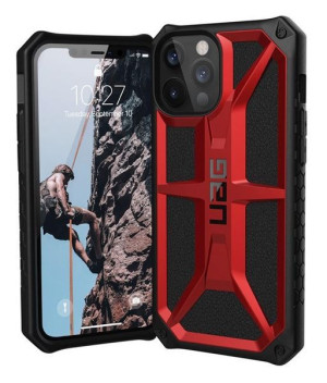UAG Monarch | Etui do iPhone 12 Pro Max - CRIMSON