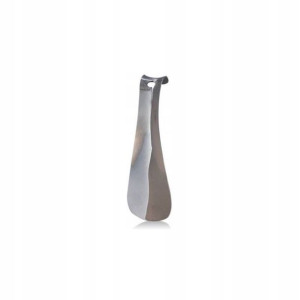 Krótka łyżka do butów Bama metalowa srebrna 15 cm