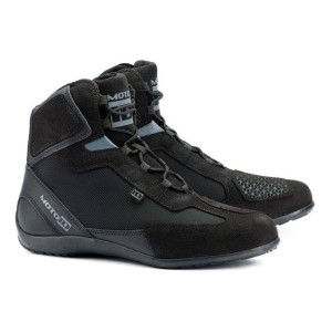 Krótkie buty MOTOID FLEXO BLACK czarny GRATISY