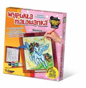 Wypukła Malowanka Jednorożec Słońce