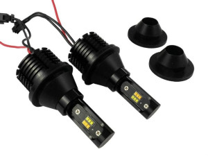 Światła LED do jazdy dziennej AUTOMAT 2w1 z kierunkowskazem