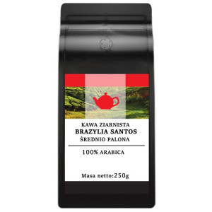 Kawa ziarnista ARABICA BRAZYLIA SANTOS 250g (100% ARABICA)