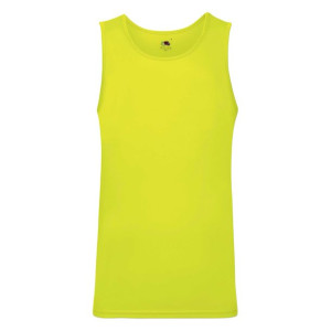 Koszulka męska Performance Vest Fruit of the Loom Jasnożółty L