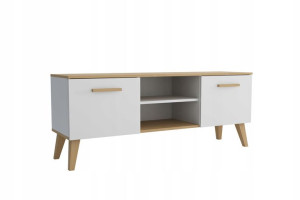 stylowa solidna szafka rtv DITA 150cm drewno retro