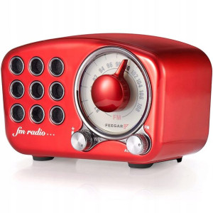 Radio Kuchenne Feegar Retro Bluetooth Przenośne Fm