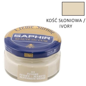 Saphir BDC Creme Pommadier Ivory Krem do skóry nr 45 Kość słoniowa, 50 ml