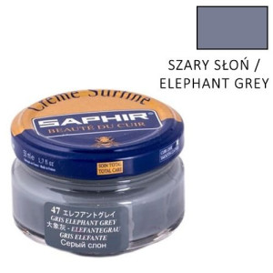 Saphir BDC Creme Pommadier Elephant grey Krem do skóry nr 47 Szary słoń, 50