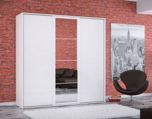 SZAFA S17 201 CM przesuwna z lustrem