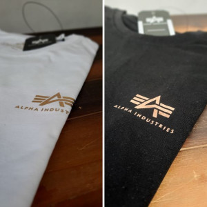 Alpha Industries T-shirt Basic Small Logo Foil Print 188505FP