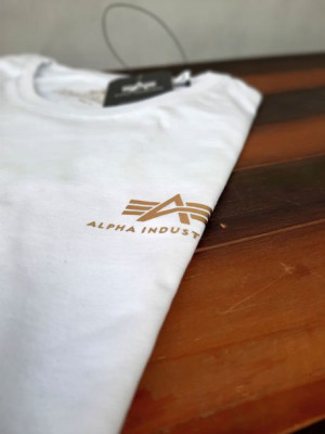 Alpha Industries T-shirt Basic Small Logo Foil Print 188505FP