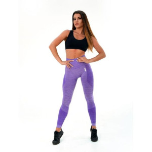 BOCO Legginsy Violet Melange Push Up