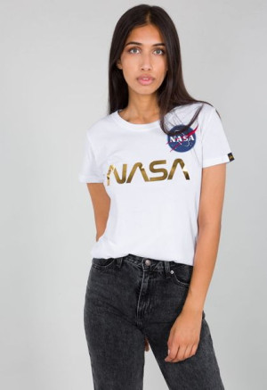 Alpha Industries T-shirt NASA PM damski