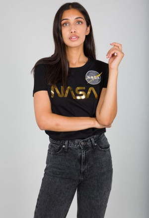 Alpha Industries T-shirt NASA PM damski