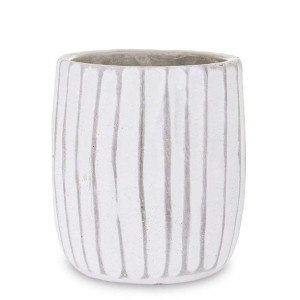 Osłonka ceramiczna biała H: 14.5 cm