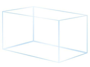 Aow Akwarium 30x30x35 31,5l 6mm