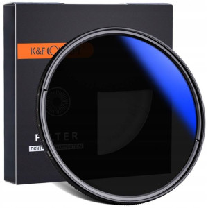 K&F Filtr ND szary 55mm FADER regulowany ND2-400 Blue MC