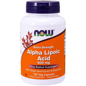 NOW Extra Strength Alpha Lipoic Acid 600mg 120vegcaps