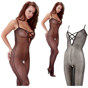 Sex Catsuit Siateczkowy L/XL Bodystocking Bielizna Erotyczna