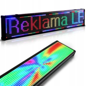 REKLMA TABLICA LED 100 x 40 cm wyświetlacz ekran