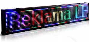 REKLMA TABLICA LED 200 x 40 cm wyświetlacz ekran