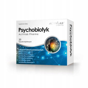 Psychobiotyk PROBIOTYK 20k ZMĘCZENIE IBS DEPRESJA