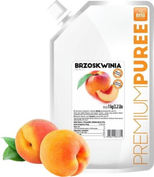 PremiumPuree Brzoskwinia - Puree | Pulpa owocowa 1 kg