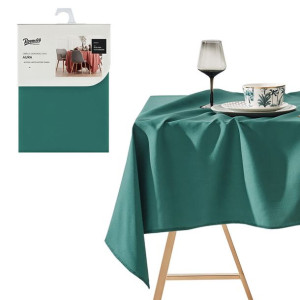 Obrus plamoodporny na stół 140x260 zieleń butelkowa