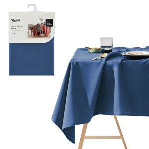 Obrus plamoodporny na stół 140x260 ciemnoniebieski