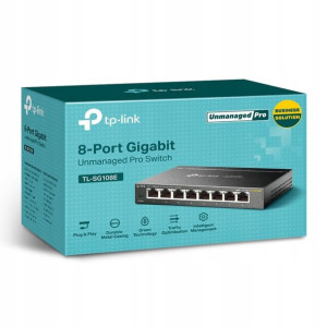 Tp-link Tl-sg108e Switch Gigabit 1000mb/s 8 Portów