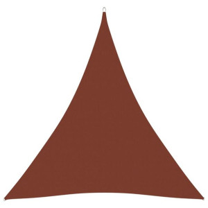 Trójkątny żagiel ogrodowy, tkanina Oxford, 3x3x3 m, terakota