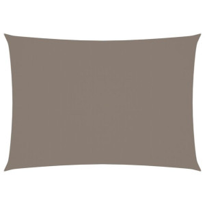 Prostokątny żagiel ogrodowy, tkanina Oxford, 3x5 m, taupe