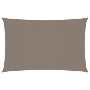 Prostokątny żagiel ogrodowy, tkanina Oxford, 3x6 m, taupe