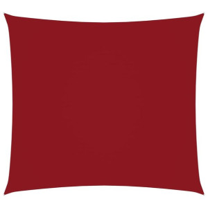 Kwadratowy żagiel ogrodowy, tkanina Oxford, 4,5x4,5m, czerwony