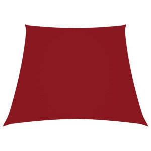 Żagiel ogrodowy, tkanina Oxford, trapezowy, 4/5x3 m, czerwony