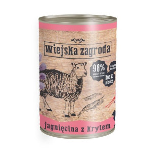 Wiejska Zagroda Jagnięcina z Krylem 400 g