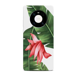 Casegadget Etui Nadruk Paproć I Kwiat Huawei Mate 40