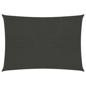 Żagiel przeciwsłoneczny, 160 g/m², antracytowy, 3,5x4,5m, HDPE