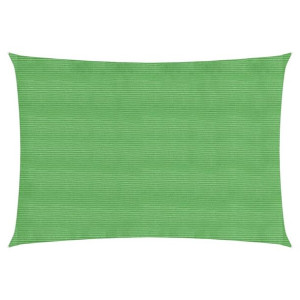 Żagiel przeciwsłoneczny, 160 g/m², jasnozielony, 5x7 m, HDPE